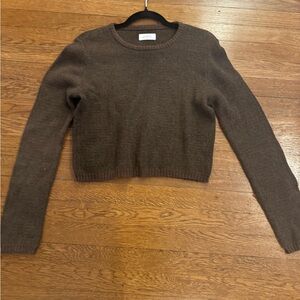 Saturdays New York City Brown Crew Neck Sweater